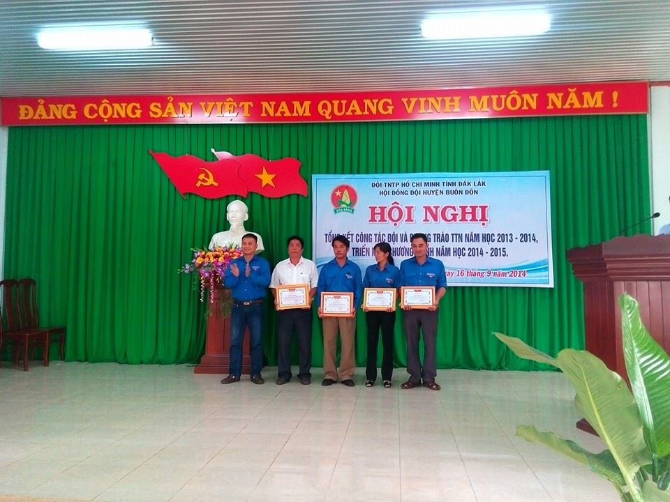 Hội đồng Đội huyện Buôn Đôn tổng kết công tác Đội năm học 2013 – 2014, triển khai nhiệm vụ năm học 2014 - 2015